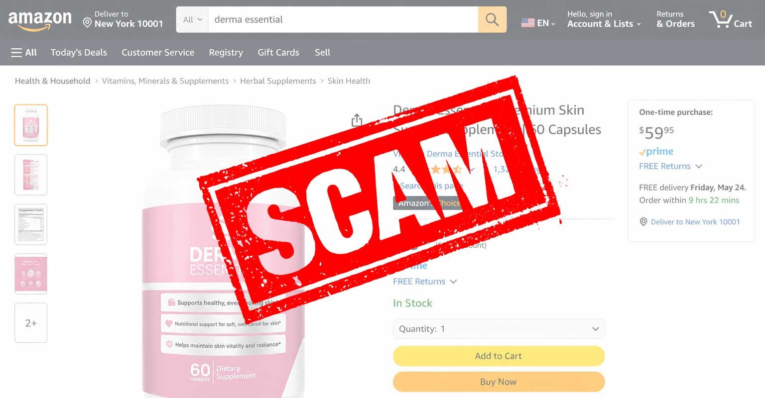 Derma Essential — only the official website carries the full guarantee